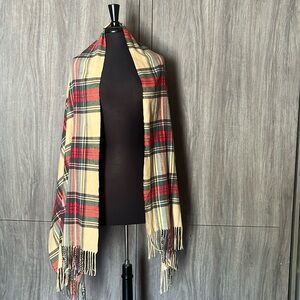 Cashmire feel Plaid Scarf